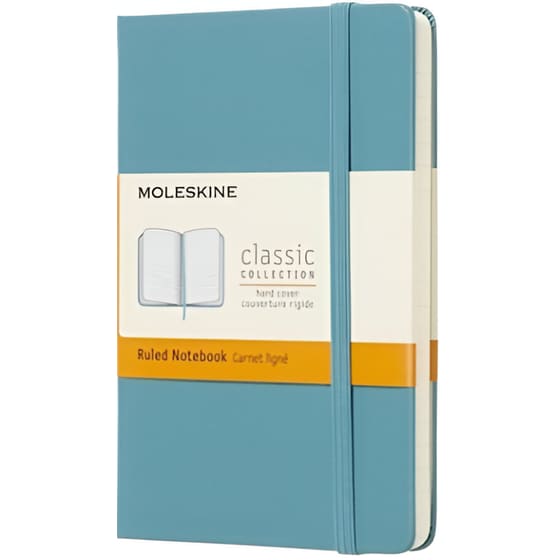 Σημειωματάριο Moleskine Classic Ριγέ Γαλάζιο Pocket (1 Τεμάχιο) image 0