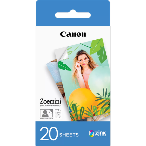 Canon Zoe Mini Zink Φωτοαντιγραφικό Χαρτί (2"x3") 20 φύλλα image 0