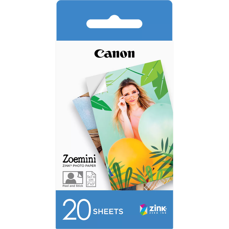 Canon Zoe Mini Zink Φωτοαντιγραφικό Χαρτί (2x3) 20 φύλλα