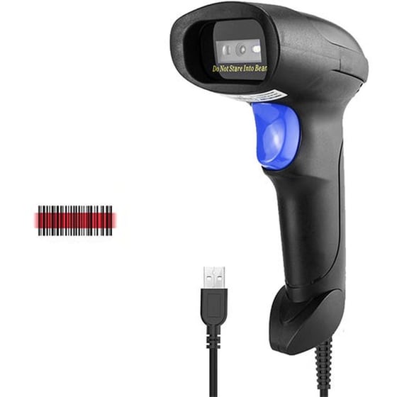 NETUM Scanner Χειρός Ενσύρματο CCD Ανάγνωση 1D Barcodes image 2