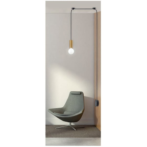 Απλίκα Τοίχου Homelighting Μεταλλική Φ11 cm - Χρυσή image 1