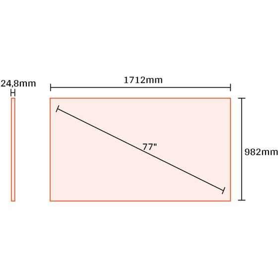LG OLED 77" 4K Smart Τηλεόραση 77G55LW image 1