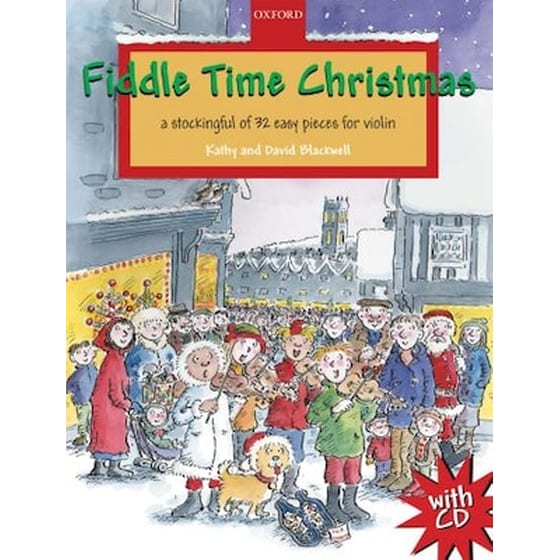 Βιβλίο Για Βιολί Oxford Fiddle Time Christmas For Violin - Cd image 0