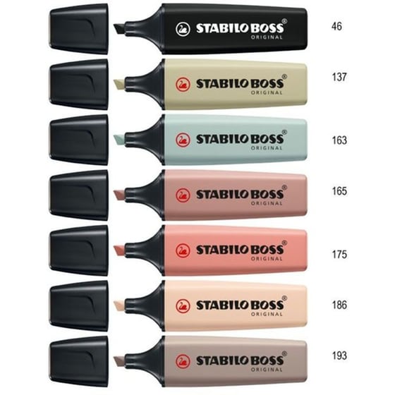 Μαρκαδόρος Υπογράμμισης Stabilo Boss 70/46 Black 2.0 mm image 1