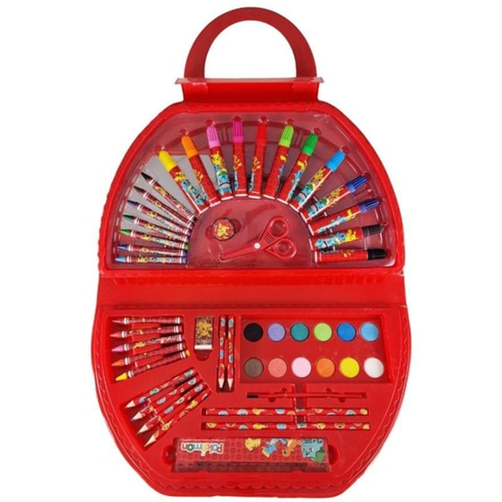 Σετ Ζωγραφικής Graffiti Σε Βαλιτσάκι Pokemon (52 Τεμάχια) image 1