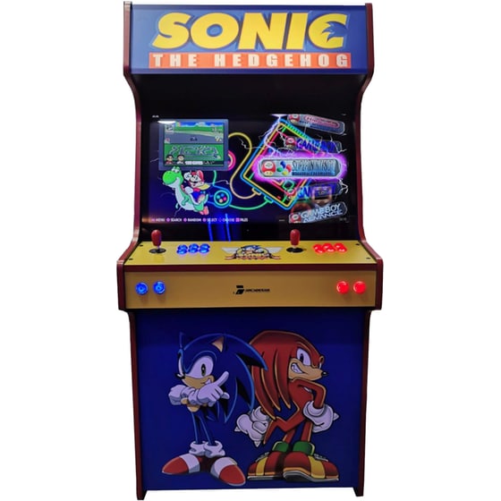 Ρετρό Κονσόλα Up-Right MVS XL 32" Sonic Cover με φωτιζόμενα κουμπιά image 1