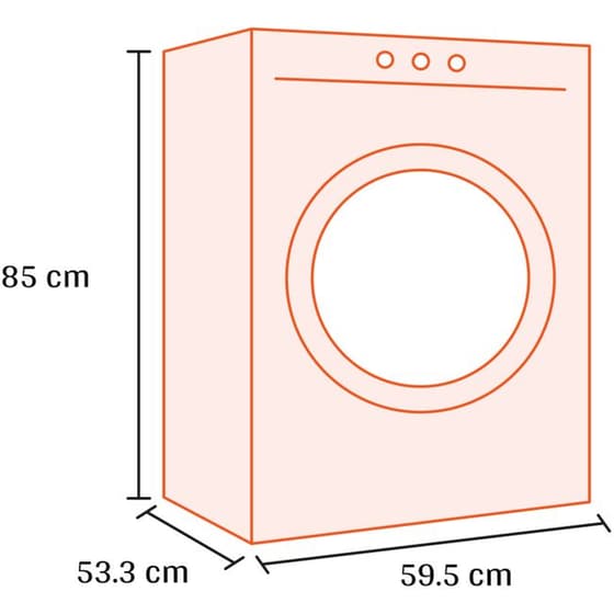 CANDY GD 48SB6-S 8 kg 1.351 Στροφές Λευκό Πλυντήριο Ρούχων image 1
