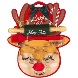 Baking Set Tri-Coastal Xmas Reindeer