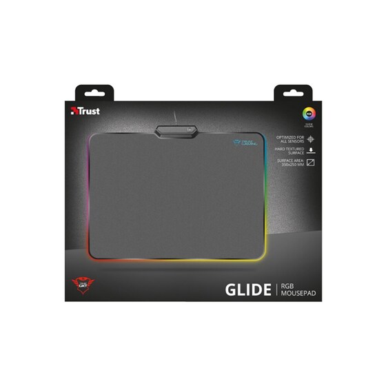 Gaming Mousepad Trust GXT 760 Glide RGB Μαύρο image 3