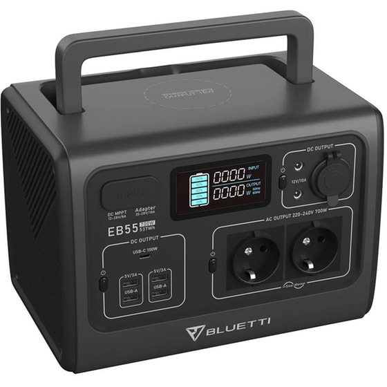 Bluetti Power Station EB55 Χωρητικότητας 537Wh - Μαύρο image 1