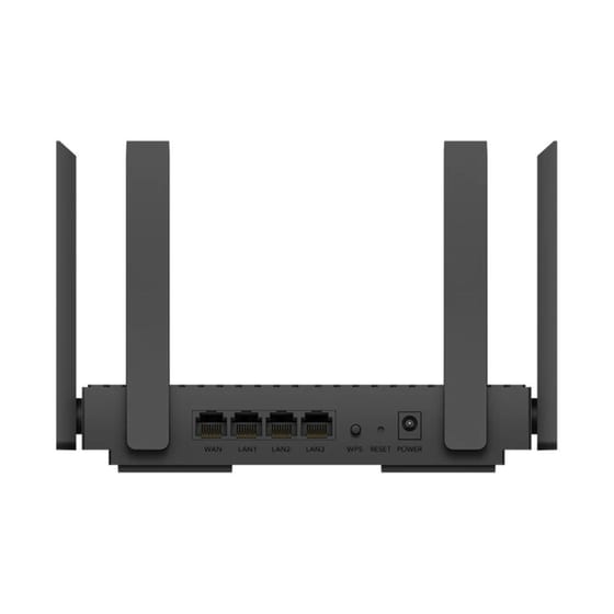 Cudy WR3000 Ασύρματο Router Wi‑Fi 6 με 3 Θύρες Gigabit Ethernet - Black image 2