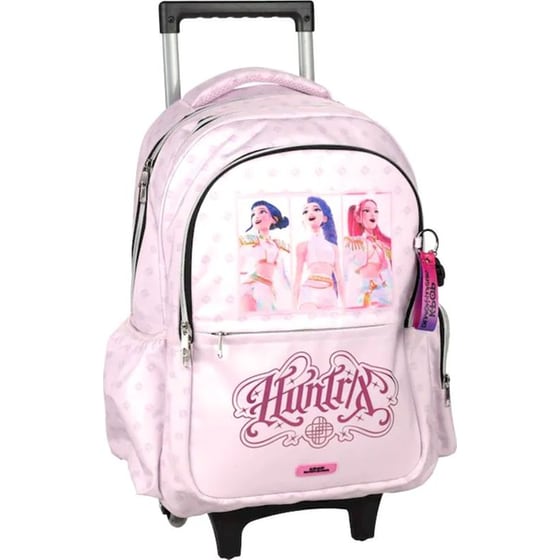 Σχολική Τσάντα Τρόλεϋ GIM K-Pop Demon Hunters Pink Huntrix image 0