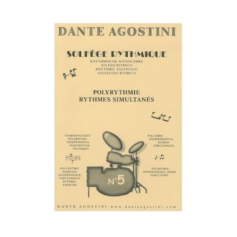 DANTE AGOSTINI Agostini - Solfege Rythmique, Vol.5