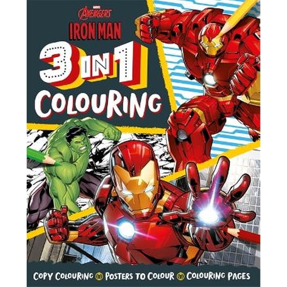Marvel Avengers Iron Man: 3 in 1 Colouring image 0