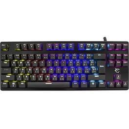 WhiteShark Spartan Gaming Μηχανικό Ενσύρματο Πληκτρολόγιο Μαύρο (US)