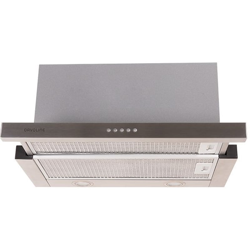 DAVOLINE IOS ULTRA PLUS 090 GR-ΙΧ 90 cm Inox Απορροφητήρας Συρόμενος