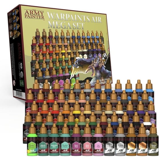 The Army Painter - Air Mega Set (60 Χρώματα Μοντελισμού (18ml) image 0