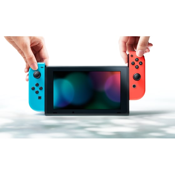 Nintendo Switch 2019 Neon Blue/Neon Red & Mario + Rabbids Sparks of Hope Bundle image 3