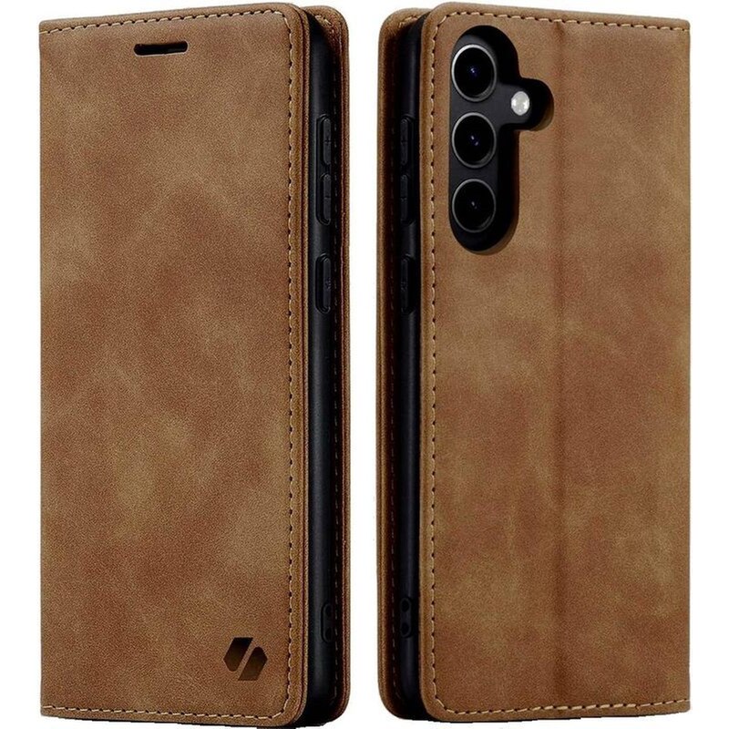 Θήκη Samsung Galaxy S24 FE - Spacecase Wallet - Light Brown