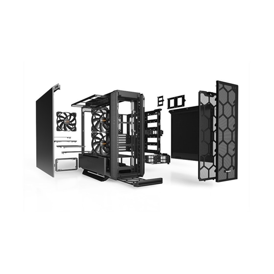 Κουτί Desktop Silent Base BeQuiet! 802 - Μαύρο image 5