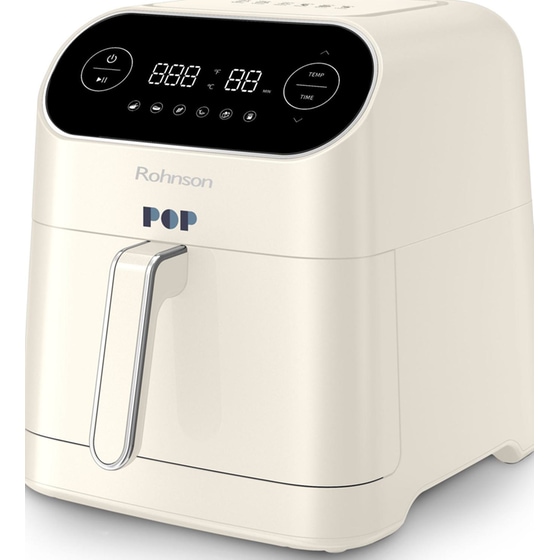 ROHNSON R-2859C Pop με Αποσπώμενο Κάδο 1800 W 7 L Λευκό Φριτέζα Αέρος image 2