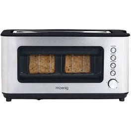H.KOENIG VIEW7 2 Θέσεων 1200 W Inox Φρυγανιέρα