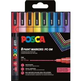 Μαρκαδόροι Ζωγραφικής Posca 3M Sparkling Colours (8 Τεμάχια)