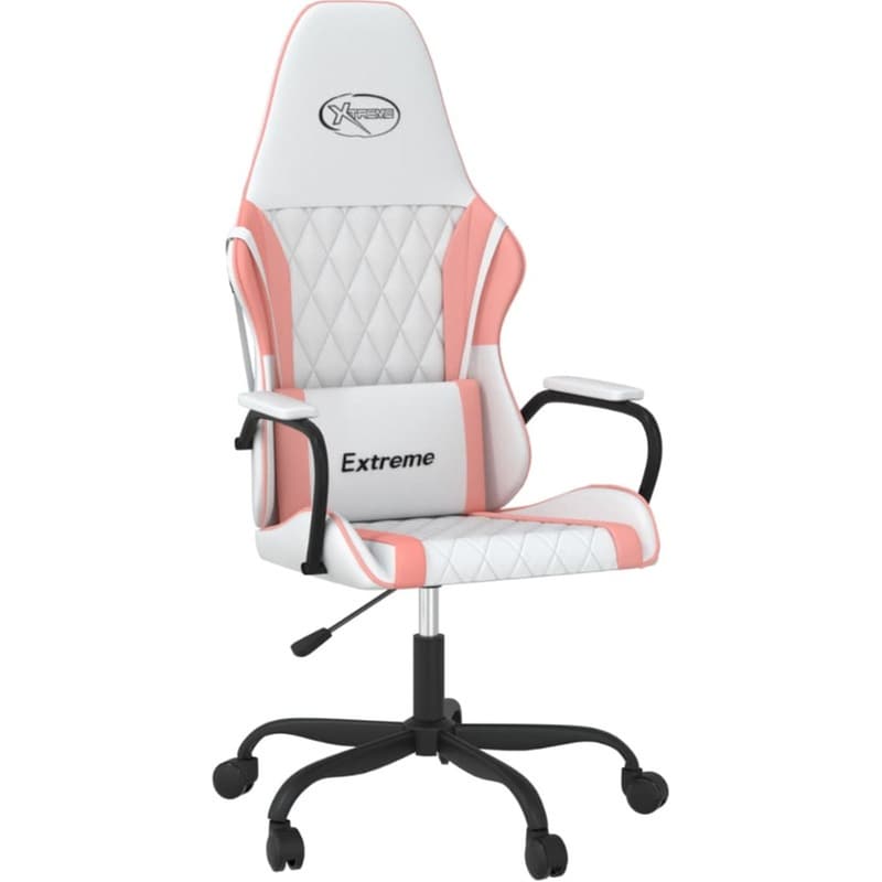 Καρέκλα Gaming VIDAXL 3143784 από Τεχνητό Δέρμα - Λευκή