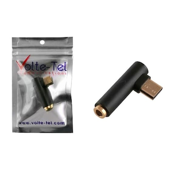 Καλώδιο Ήχου Volte-Tel Gold Plated USB-C Male σε 3.5mm jack male image 0