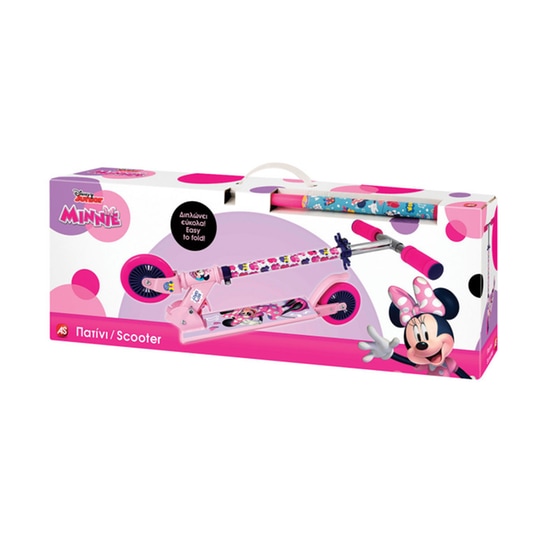 Παιδικό Πατίνι Δίτροχο AS Company Λαμπάδα Minnie - Πολύχρωμο με Σχέδιο image 4