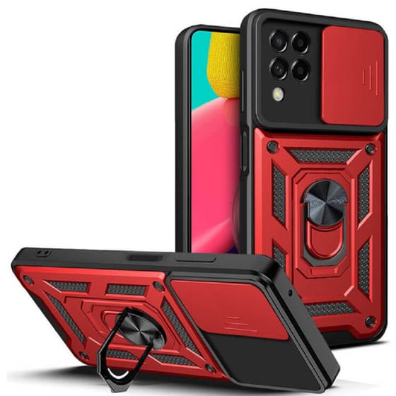 Θήκη Samsung Galaxy M53 - Bodycell Armor Slide - Κόκκινο image 0