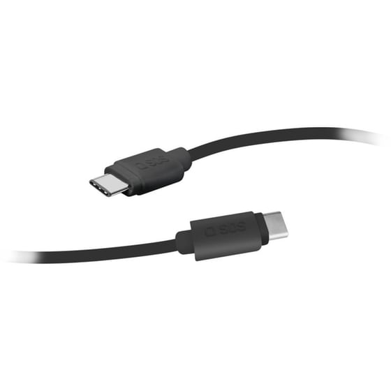 Καλώδιο δεδομένων Sbs Usb-C to Usb-C - 1.5m - Black image 1