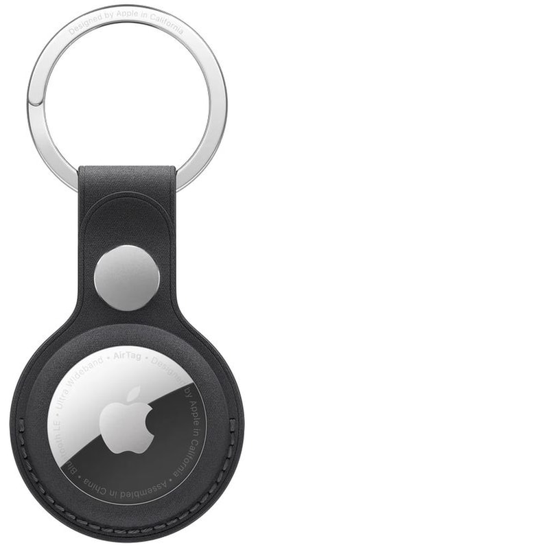 APPLE Θήκη Μπρελόκ Apple FineWoven Key Ring για Apple AirTag - Black