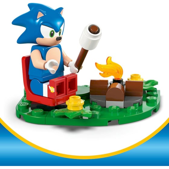 LEGO® Sonic the Hedgehog™ Η Σύγκρουση του Sonic στην Υπαίθρια Φωτιά (77001) image 4