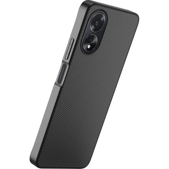 Θήκη Oppo A38 - AlwaySmart Aramid Fiber Textured Leather Protective Case - Black image 5