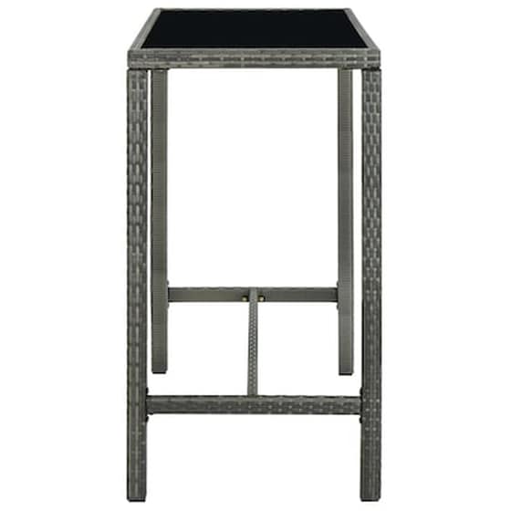 Σετ Επίπλων Μπαρ Κήπου Vidaxl 5 Τμχ Από Συνθετικό Ρατάν image 4