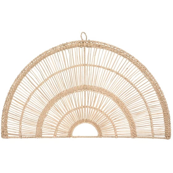 Διακοσμητικό Τοίχου Spitishop A-s Arc Ψάθινο 60.7x1.5x35.5 cm - Φυσικό image 0