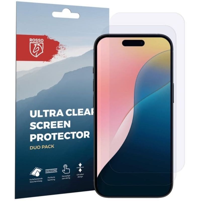 ROSSO Προστατευτικό οθόνης Apple iPhone 16 Plus - Rosso Ultra Clear Screen Protector (2 τμχ)
