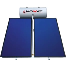 Ηλιακός Θερμοσίφωνας HOWAT Glass 200L/4τμ Διπλής Ενέργειας Ταράτσας