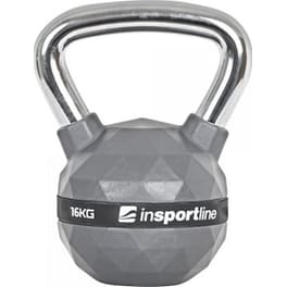 Kettlebell Κλασσικό 16 kg InSPORTline INS-21643 από Σίδηρο με Επένδυση PU - Γκρι