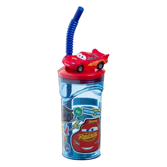 Ποτήρι 3D Stor Cars Πλαστικό 360 ml - Μπλε/Κόκκινο image 1
