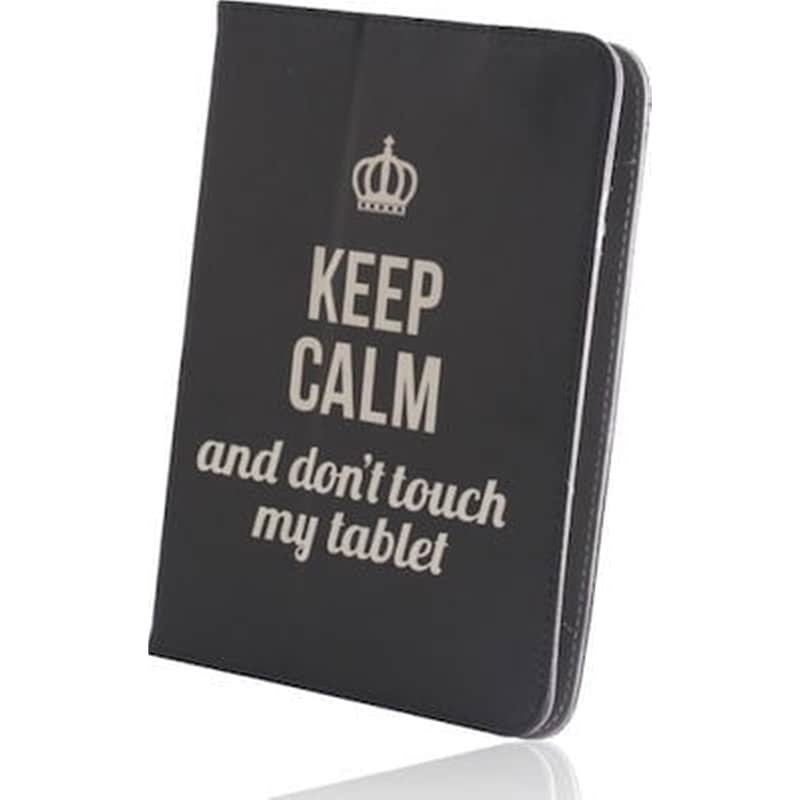 OEM Θήκη Tablet Universal 9-10.1 - Oem Flip Cover - Keep Calm