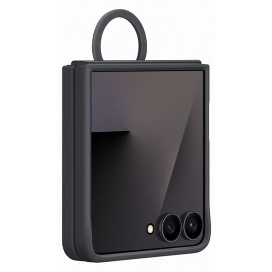 Θήκη Samsung Galaxy Z Flip7 - Samsung Ring Silicone Case - Black image 3