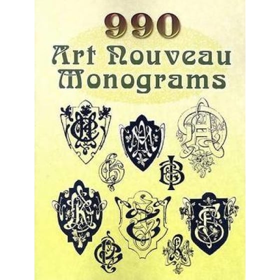 990 Art Nouveau Monograms image 0