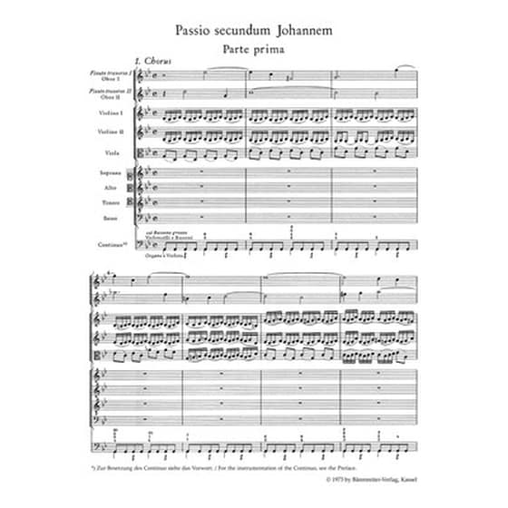 Βιβλίο Για Σύνολα Barenreiter Bach - St. John Passion Bwv 245 [pocket Score] image 2