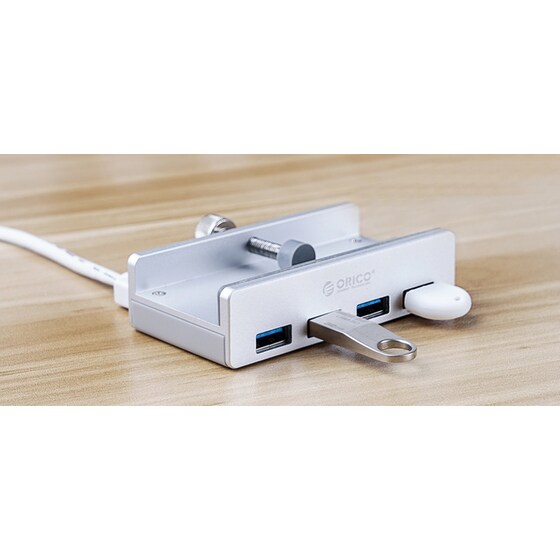 Orico MH4PU-SV-BP USB Hub 4-Port USB 3.0 συμβατό με USB-A image 4