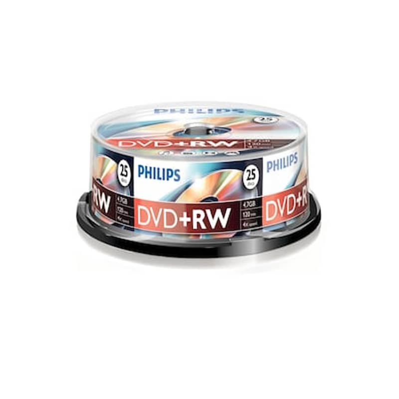 MD DVD+RW 4x 4,7GB CAKE 25