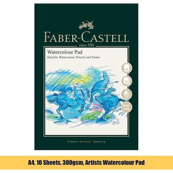Μπλοκ Ακουαρέλας Faber Castell A4 Σπιράλ 300gr image 2