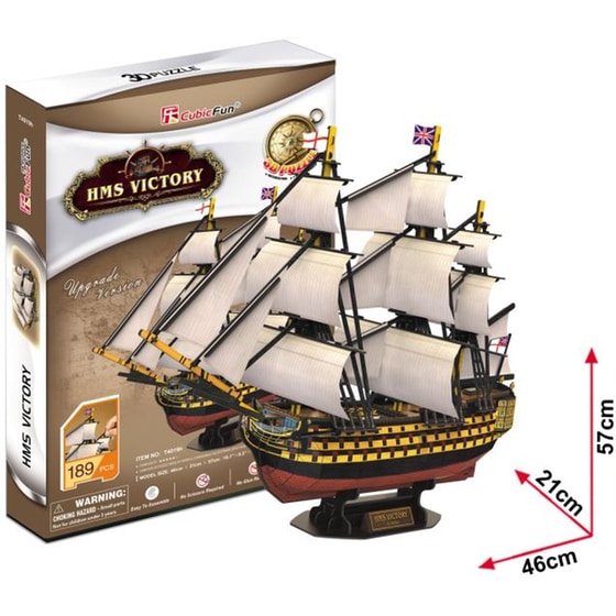 3D Παζλ HMS Victory - Cubic Fun - 189 Κομμάτια image 0