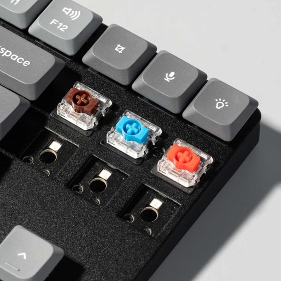 Keychron K1 Max QMK/VIA Gaming Μηχανικό Ασύρματο Πληκτρολόγιο Full Size μεRGB φωτισμό - Μαύρο (US) image 1